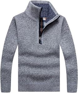 Sudadera de cuello alto para hombre, gruesa, cálida, de forro polar suave, con estampado, estilo hip hop urbano, ropa exterior masculina de diseñador - Product Image 2