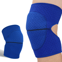 Genouillère respirante et ajustable en néoprène perforé avec protection enveloppante en éponge pour la danse, le yoga et le soutien des genoux lors des positions accroupies