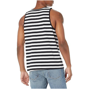 Débardeur décontracté en maille pour homme, 100 % polyester, respirant, écologique, séchage rapide, col rond, uni, sans manches - Product Image 3