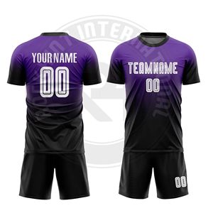 Professional Football Soccer Uniform High Quality Polyester Jersey Shorts Set For <b>Match</b> Training And Sports - Product Image 2