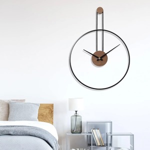 Luxury Round Metal <b>Wall</b> <b>Clock</b> Traditional Analog Quartz Home <b>Wall</b> <b>Decor</b> At Best Price - Product Image 1