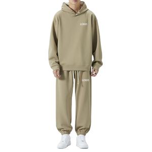 Sweat à capuche vintage surdimensionné en coton épais et délavé à l'acide avec logo personnalisé pour hommes, broderie graphique de haute qualité pour hommes - Product Image 1