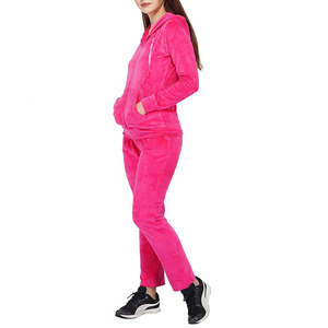 Ensemble de survêtement pour femme avec pantalon de jogging taille haute et haut à manches longues, extensible, pour le quotidien et les activités sportives - Product Image 2