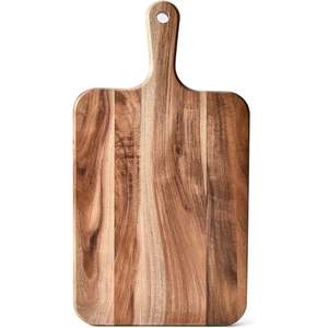 Planche à découper en bois d'acacia artisanale de qualité supérieure, ustensile en bois de qualité supérieure pour couper les fruits, les légumes et les aliments - Product Image 4