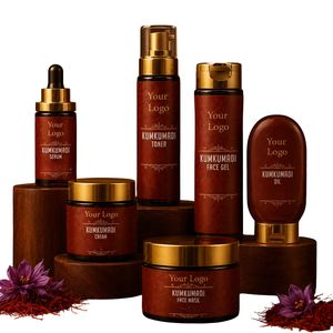 Set de Cuidado de la Piel Ayurvédico Herbal 100% Natural Kumkumadi, 6 Piezas de Primera Calidad, con Logotipo Personalizado OEM, Venta al Por Mayor, Marca Privada - Product Image 1
