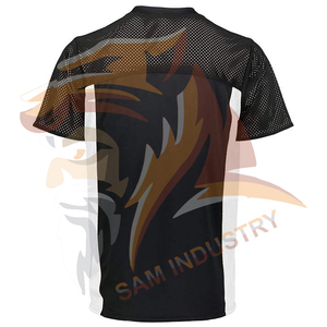 Maillot de football américain personnalisé pour adultes, haute qualité OEM, respirant, 100 % polyester, nom et numéro imprimés. - Product Image 3