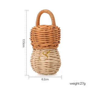 Mordedor y Sonajero de Ratán Sostenible para Bebés Recién Nacidos - Product Image 5