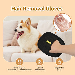 Produits de soins pour animaux : Gant de toilettage pour animaux en maille respirante avec attrape-poils pour usage multi-animaux (vente en gros) - Product Image 1
