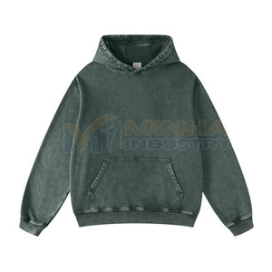 Sweats à capuche effet délavé, dernier design, fabriqués au Pakistan, style streetwear, prix de gros, sweats à capuche pour femmes, vente en ligne - Product Image 2