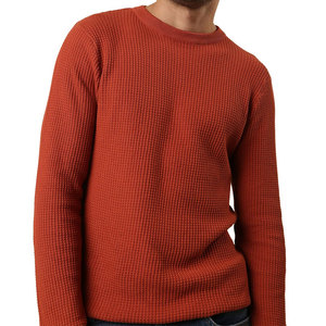 Men's Crew Neck Pullover Sweater 100% Cotton Solid Customized Colour Full Sleeve Anti-Pilling Winter Wear - Product Image 5