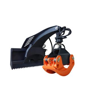 Nueva Garra Rotatoria para Troncos TMG SLG49 de 50 Pulgadas para Minicargadora, Rotación de 360 Grados, Válvula de Control Solenoide de 12V, Capacidad de 4500 LB, para Agricultura - Product Image 2