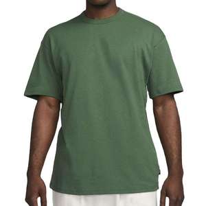 Camiseta 100% algodón para hombre, corte holgado, estampada, diseño personalizado, hombros ligeramente caídos, marca en blanco, camisetas extragrandes para hombre - Product Image 1