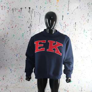 Sudadera EK BLUE con Cuello Alto, 100% Rojo, Apliques Bordados, Cuello Ancho, Hilos Finos - Product Image 4