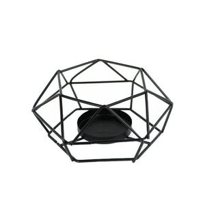 Nouveau Porte-bougie en fil métallique poli tendance, support en fer fait main pour Noël et mariage, taille et forme personnalisables - Product Image 5