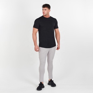 T-shirt à manches courtes coupe classique avec ourlet incurvé pour homme – Vente en gros personnalisée en usine – T-shirt homme 100 % coton avec ourlet incurvé pour le streetwear - Product Image 6