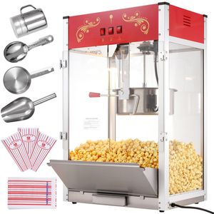 Máquina para Hacer Palomitas de Maíz de Gran Capacidad, 16 oz, 1615W, con Vidrio Templado, Incluye Máquina para Hacer Palomitas de Maíz de 1615W - Product Image 3