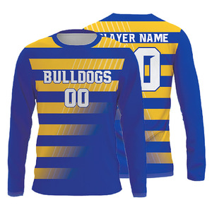 Camiseta Deportiva Personalizada de Manga Larga, Uniforme de Equipo, Transpirable, para Entrenamiento, Impresión por Sublimación, OEM, Venta al Por Mayor - Product Image 5
