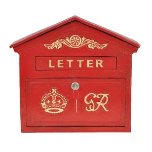 Luxury GR Antique Post <b>Box</b> With Lock Decorative Farmhouse Garden <b>Wall</b> <b>Mount</b> Custom Mailbox Factory Price - Product Image 1