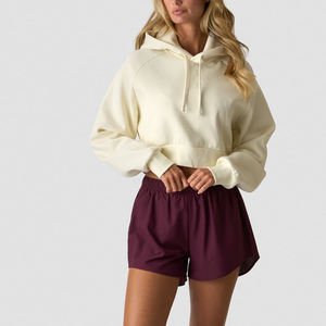 Sudadera con Capucha para Mujer, Nueva Colección Otoño-Invierno, Estampada a Color, de Alta Calidad, Personalizada, Lavada, Corte Cuadrado, Desgastada por Delante - Product Image 6