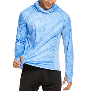 Service OEM, sweat-shirt de pêche unisexe à manches longues de qualité supérieure, taille plus, léger, UPF 50, respirant, imperméable - Product Image 5