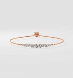 กำไลข้อมือ AMBER JEWELS T-758 ทรงมรกต 18K ประดับด้วยหินธรรมชาติ ชุบโรเดียม สไตล์ฮิปฮอป ตัวเรือนแบบกรงเล็บ ดีไซน์เรขาคณิต คลาสสิก สำหรับทุกเพศ ได้รับการรับรองจาก IGI - Product Image 3
