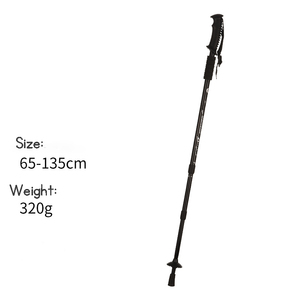 Storage Bag Trekking <b>Pole</b> Collapsible Tri-fold Trekking Hiking <b>Poles</b> <b>Light</b>-weight Collapsible Walking Stick Anti-Shock - Product Image 2