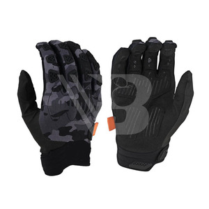 Gants de moto en cuir respirant pour hommes, gants de course en cuir de vache, gants de motocross et de moto tout-terrain - Product Image 1