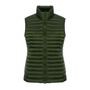 Customized Women Puffer Vest Lightweight <b>Stand</b> Collar Sleeveless Winter Warm Zip Up Padded Outerwear Jackets with Pockets - Product Image 4