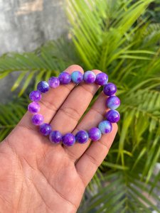 Certified Sugilite <b>Bracelet</b>: Sugilite <b>Beads</b> <b>Bracelet</b> (9-12mm, 157.ct) - Product Image 2