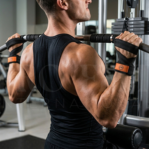 Sangles de musculation confortables en nylon pour le soutien des poignets, idéales pour la musculation, le powerlifting et le fitness – Vente chaude - Product Image 3