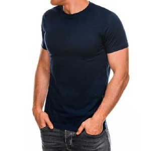 Best Quality Men's Custom Brand Logo Knitted 100% Cotton Formal Breathable Eco-Friendly O-Neck Collar <b>Short</b> <b>Sleeve</b> Loose T-Shirt - Product Image 1
