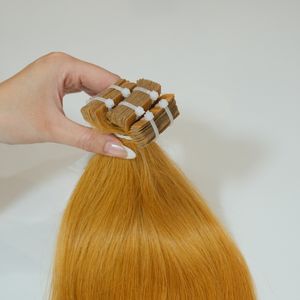 Cinta para el cabello Precio al por mayor Cutícula alineada Calidad Premium Remy Natural Straight Extensiones humanas vietnamitas Todos los colores adecuados - Product Image 5
