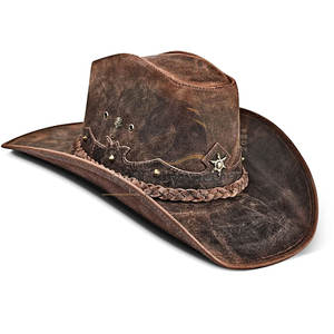 Sombrero de Cuero al por Mayor, Nuevo Estilo, Cómodo, Hecho Profesionalmente, Precio Económico - Product Image 2