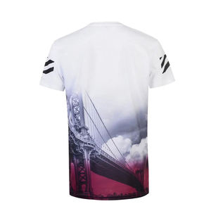 เสื้อยืดผู้ชายคุณภาพสูงปี 2026 ผ้าฝ้าย 100% พิมพ์ลายกราฟิก สไตล์โอเวอร์ไซส์ สตรีทแวร์ สีขาว พิมพ์ลายแบบซับลิเมชั่น - Product Image 2