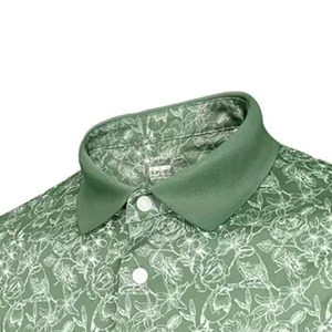 Polo de golf élégant, chemise de golf haut de gamme pour l'été, légère, protection UV, respirante, vêtements de golf, fabrication OEM ODM - Product Image 3