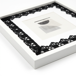 Dentelle Guipure GPO de Luxe Noire Géométrique Écologique 15mm, Personnalisable, OEM Disponible, Emballage de 20 Mètres, pour Encolures de Lingerie - Product Image 5