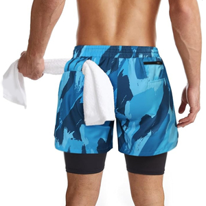 Pantalones Cortos Deportivos para Hombre con Logotipo Personalizado, Estilo Nuevo, Impresos para Exteriores, Pantalones Cortos para Correr, Nueva Llegada - Product Image 2