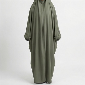 Abayas Islamiques Élégantes pour Robe Khimar – Vêtements d'extérieur Élégants pour Femmes – Collection en Gros de Vêtements Modestes Musulmans en Polyester - Product Image 1