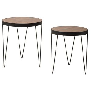 Best Arrival Modern Design <b>Gold</b> High Quality Metal Iron Frame Wooden Top Side <b>Table</b> for Living Room Home Furniture - Product Image 4
