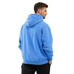 Sweat à capuche zippé unisexe de haute qualité, coupe régulière, surdimensionné, en molleton épais 430 g/m², 100 % coton, <span class=keywords><strong>jaune</strong></span>, séchage rapide, anti-plis, pour l'hiver - Product Image 4