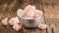Sel rose de l'Himalaya, Sel de l'Himalaya (Sendha Namak), Sel raffiné solide, Épice indienne traditionnelle en sachet ou en boîte