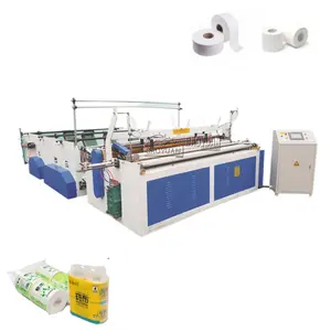 Automatic paper rewinding machine jumbo roll toilet paper making machine