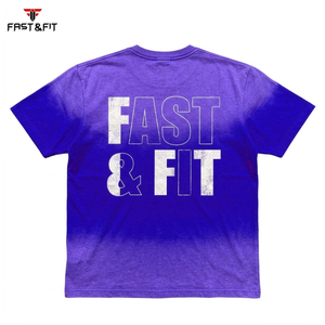 Camiseta de Algodón 100% con Logo, Corte Regular, Lavado Ácido, para Hombre, Personalizable, Tejido Satinado Grueso, Secado Rápido, Venta al Por Mayor - Product Image 5