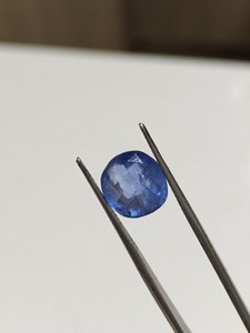 Saphir bleu naturel 8,35 ct, pierre précieuse ronde pour bagues de fiançailles et bijoux fins au meilleur prix - Product Image 2