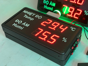 เซ็นเซอร์วัดอุณหภูมิและความชื้นในอุตสาหกรรมพร้อมจอแสดงผล LED |   AT-THMT-T – มีจำหน่ายแบบ OEM - Product Image 5