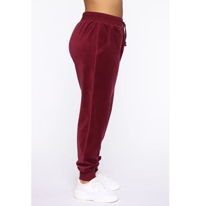 Women Velvet Knitted Hooded Jumpsuit Long Sleeve High Waist Skinny Fit Solid Color Casual All Seasons Jogger Pants Pockets High - Product Image 5