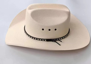 Custom Leather <b>Western</b> Cowboy <b>Hats</b> New Image Style for Daily Use Unisex Outdoor Adjustable Custom Logo Travel Party Fishing All - Product Image 5