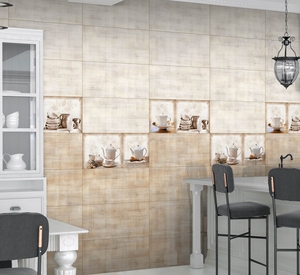 Carreaux élégants et brillants, double charge, vitrifiés, pour sols et murs, pour une utilisation en construction intérieure et extérieure moderne. - Product Image 2