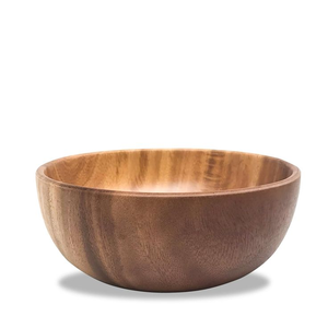 Bol en bois durable de haute qualité avec grain naturel en bois massif, non toxique, pour la cuisine et la vaisselle, destiné à la vente à l'exportation - Product Image 2