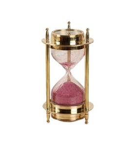 High End Brass Sand <b>Timer</b> Elegant Handmade Decorative Hourglass Luxury Home Office Table Gift Display - Product Image 4